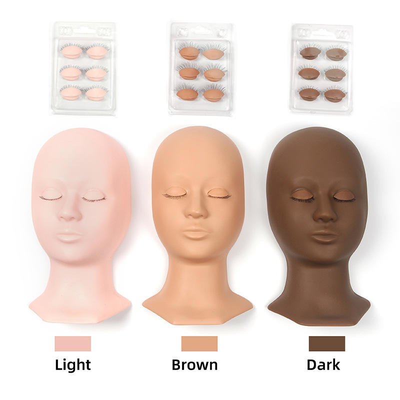 Mannequin Head With Removable Eyelids-544