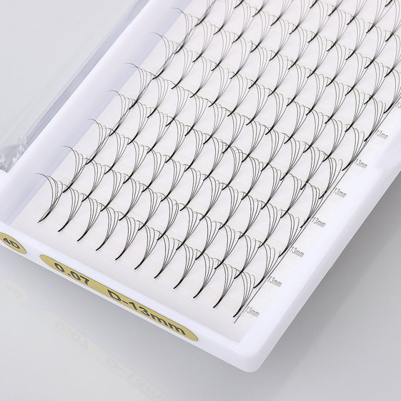 Long Stem Premade Fans-686